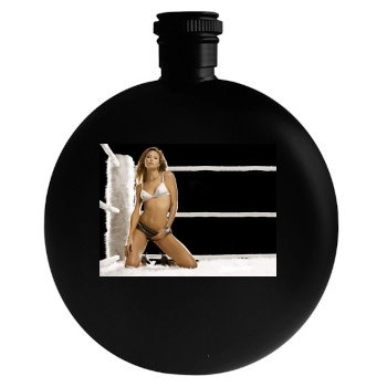 Stacy Keibler Round Flask