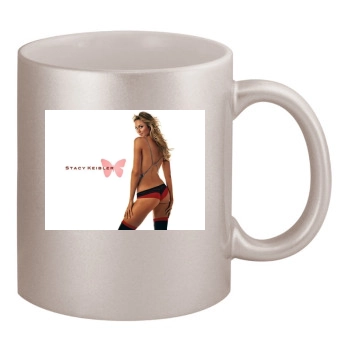 Stacy Keibler 11oz Metallic Silver Mug