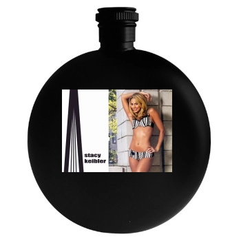 Stacy Keibler Round Flask