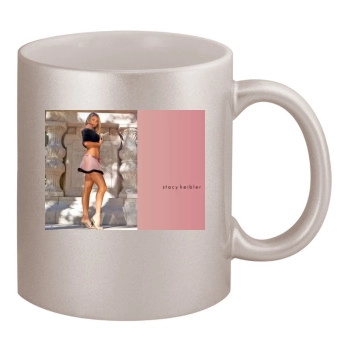 Stacy Keibler 11oz Metallic Silver Mug