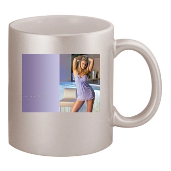 Stacy Keibler 11oz Metallic Silver Mug