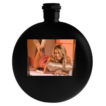 Stacy Keibler Round Flask