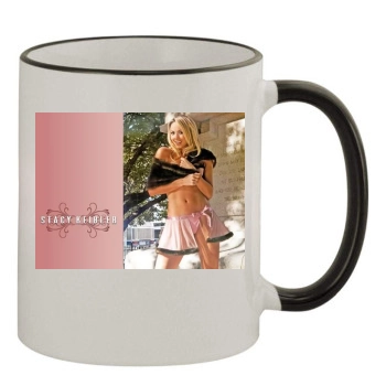 Stacy Keibler 11oz Colored Rim & Handle Mug