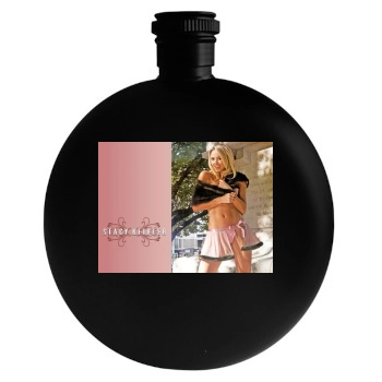 Stacy Keibler Round Flask