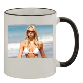 Stacy Keibler 11oz Colored Rim & Handle Mug