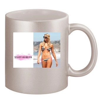 Stacy Keibler 11oz Metallic Silver Mug