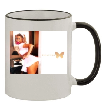 Stacy Keibler 11oz Colored Rim & Handle Mug