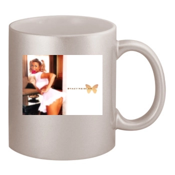 Stacy Keibler 11oz Metallic Silver Mug