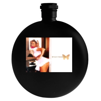 Stacy Keibler Round Flask