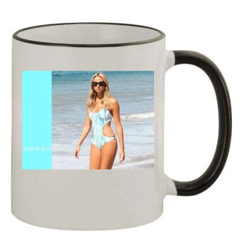 Stacy Keibler 11oz Colored Rim & Handle Mug