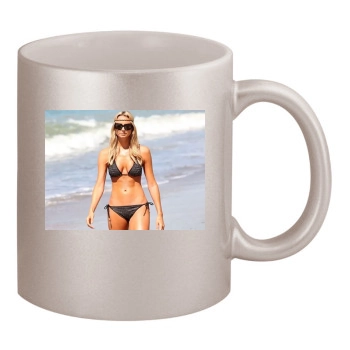 Stacy Keibler 11oz Metallic Silver Mug