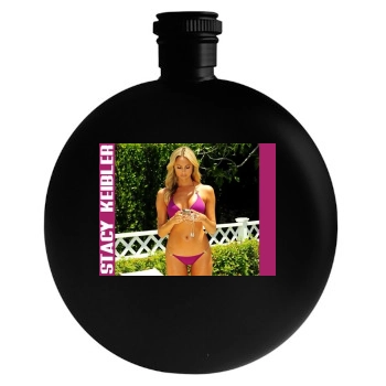 Stacy Keibler Round Flask