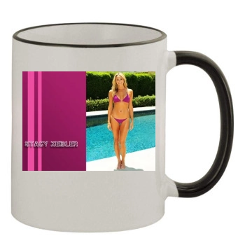 Stacy Keibler 11oz Colored Rim & Handle Mug