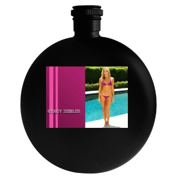 Stacy Keibler Round Flask