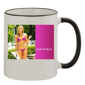 Stacy Keibler 11oz Colored Rim & Handle Mug