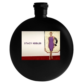 Stacy Keibler Round Flask