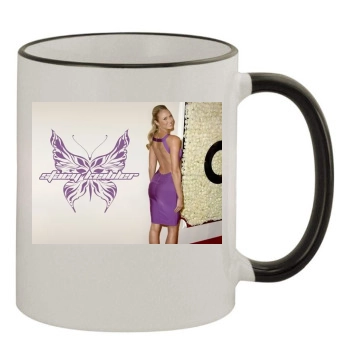 Stacy Keibler 11oz Colored Rim & Handle Mug