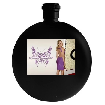 Stacy Keibler Round Flask