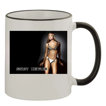 Stacy Keibler 11oz Colored Rim & Handle Mug