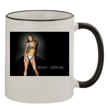 Stacy Keibler 11oz Colored Rim & Handle Mug