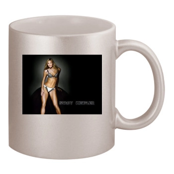 Stacy Keibler 11oz Metallic Silver Mug