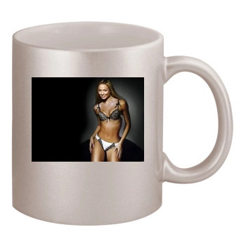 Stacy Keibler 11oz Metallic Silver Mug