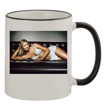 Stacy Keibler 11oz Colored Rim & Handle Mug