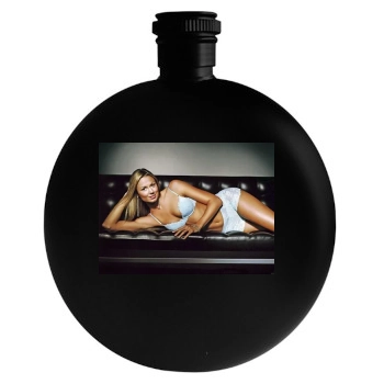 Stacy Keibler Round Flask