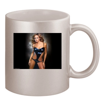 Stacy Keibler 11oz Metallic Silver Mug