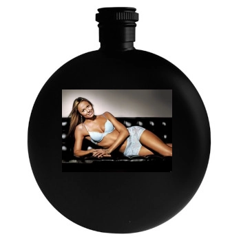 Stacy Keibler Round Flask