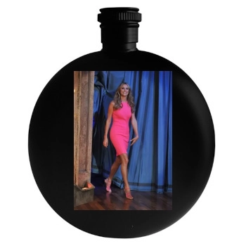 Stacy Keibler Round Flask