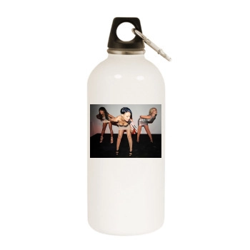 Sugababes White Water Bottle With Carabiner