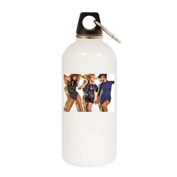 Sugababes White Water Bottle With Carabiner