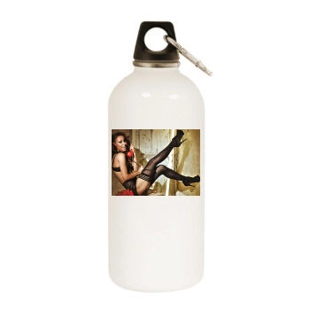 Sugababes White Water Bottle With Carabiner