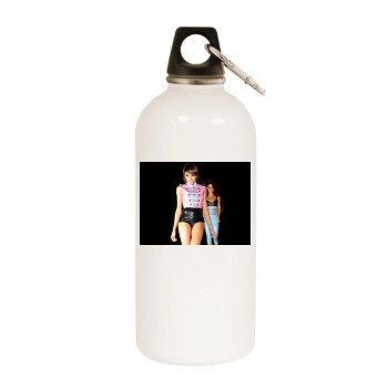 Sugababes White Water Bottle With Carabiner