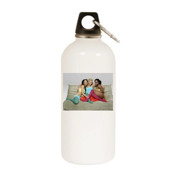 Sugababes White Water Bottle With Carabiner