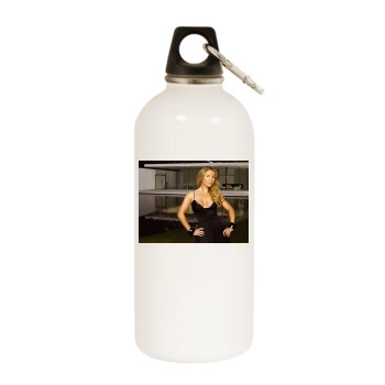 Sugababes White Water Bottle With Carabiner