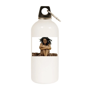 Sugababes White Water Bottle With Carabiner