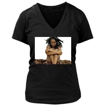 Sugababes Women's Deep V-Neck TShirt