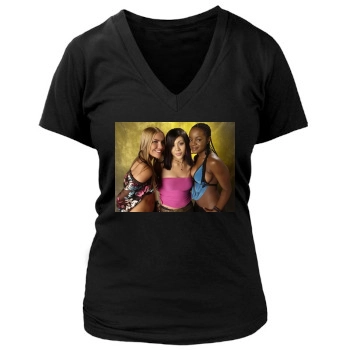 Sugababes Women's Deep V-Neck TShirt