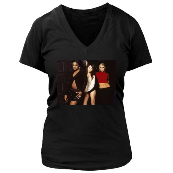 Sugababes Women's Deep V-Neck TShirt