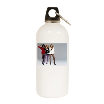 Sugababes White Water Bottle With Carabiner