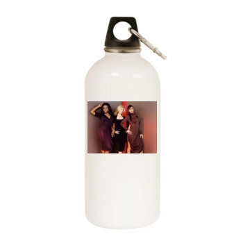 Sugababes White Water Bottle With Carabiner