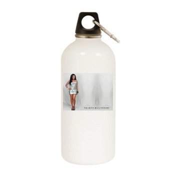 Sugababes White Water Bottle With Carabiner