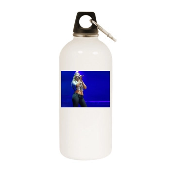 Sugababes White Water Bottle With Carabiner