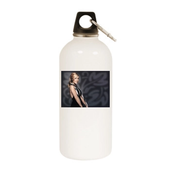 Sugababes White Water Bottle With Carabiner