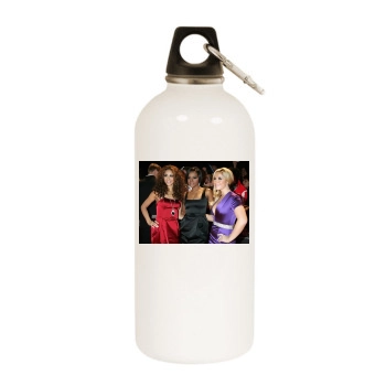 Sugababes White Water Bottle With Carabiner