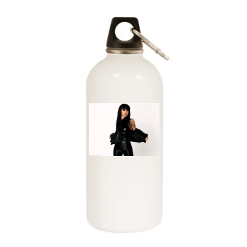 Sugababes White Water Bottle With Carabiner