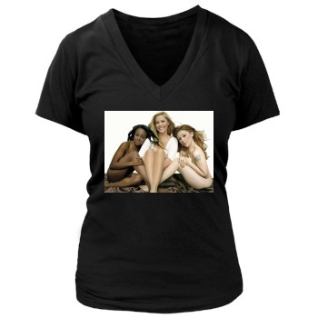 Sugababes Women's Deep V-Neck TShirt