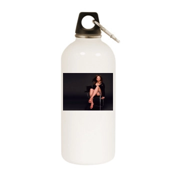 Sugababes White Water Bottle With Carabiner